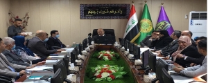 ALMustansiriyah university council discusses preparations for postgraduate studies examinations and health procedures